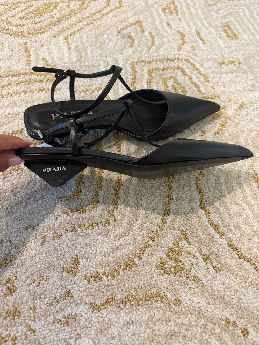 Prada Modellier Maryjane kitten heels monogram heels NWOB